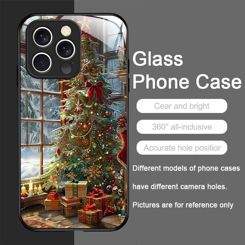 iPhone Snowy Town Scenery Creative Phone Case