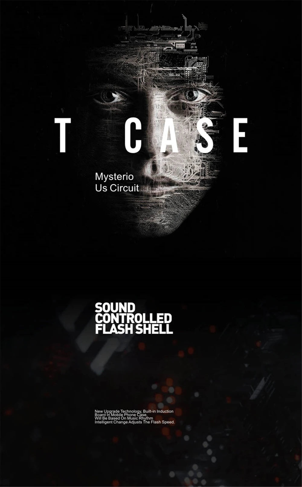 iPhone Tempered Glass Smart LED Phone Case Cover