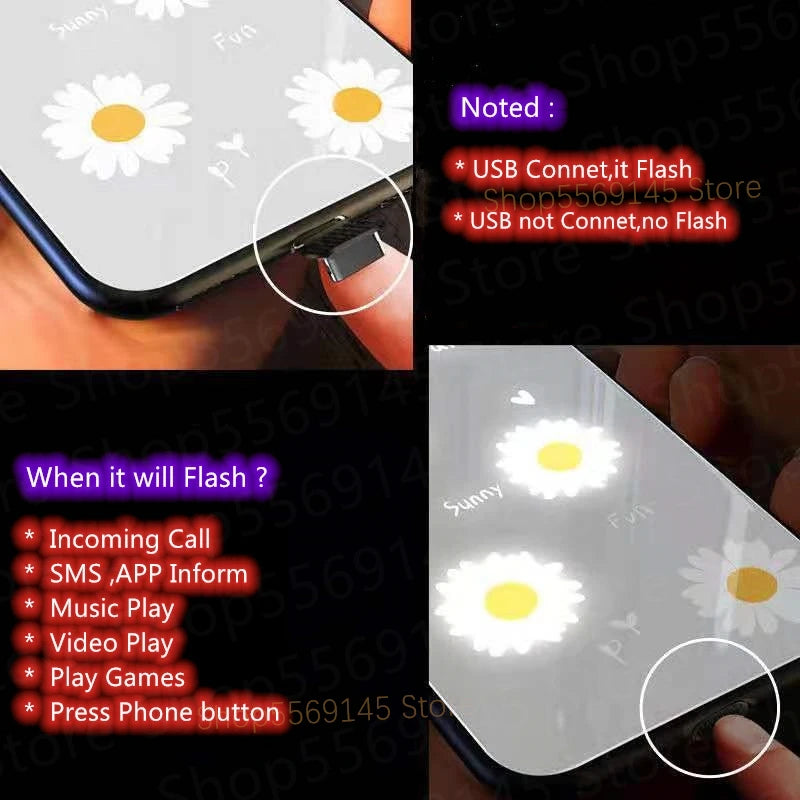 iPhone LED Shell Casel