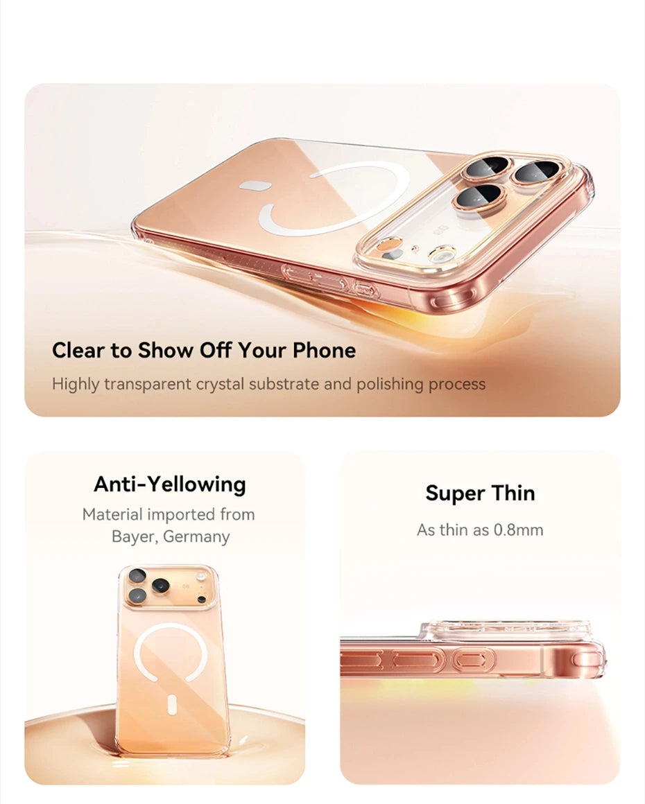 iPhone Magnetic Case Wireless Charging Cover