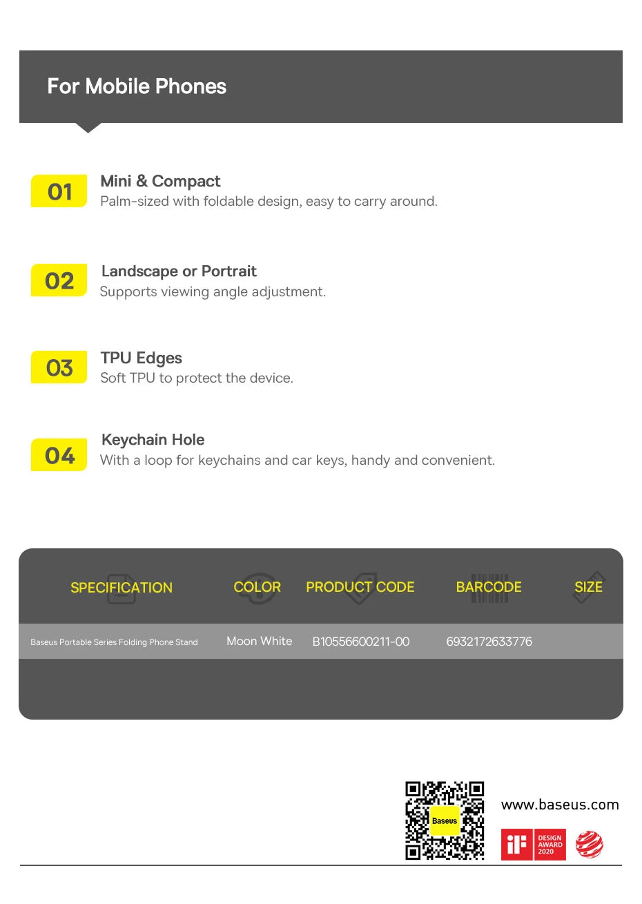 Baseus Portable Phone Holder Stand