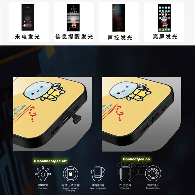 iPhone Pokémons Pikachu Luminous Phone Case