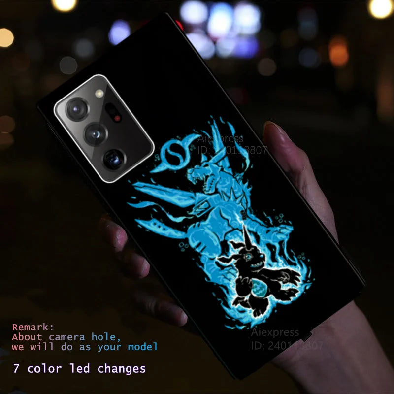 Samsung Anime Gengar LED Flash Phone Case