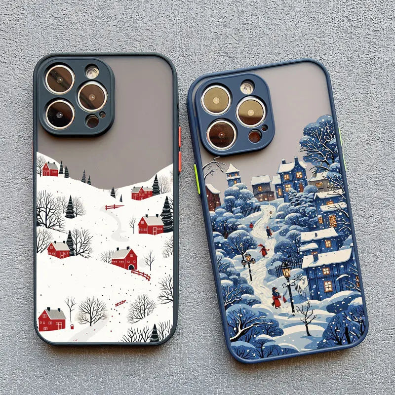 iPhone Winter Ski Village Phone Covers