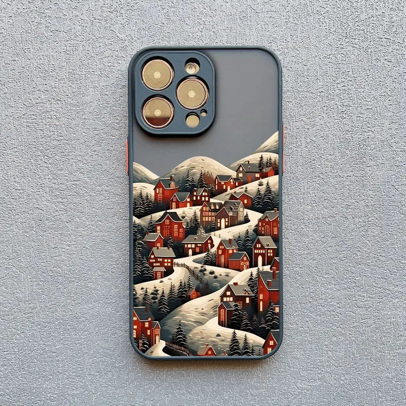 iPhone Winter Ski Village Phone Covers