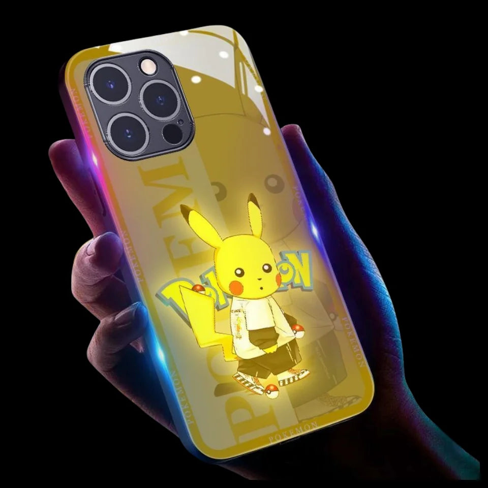 iPhone Anime Gengar LED Flash Phone Case Cover