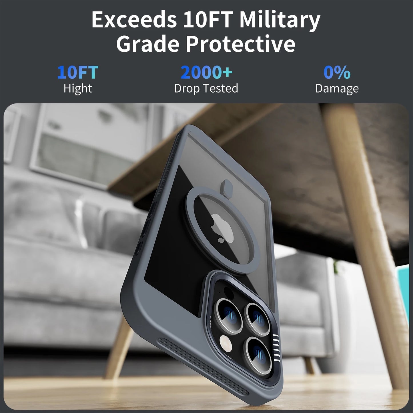 iPhone Magnetic Metal Frame Bumper Protection