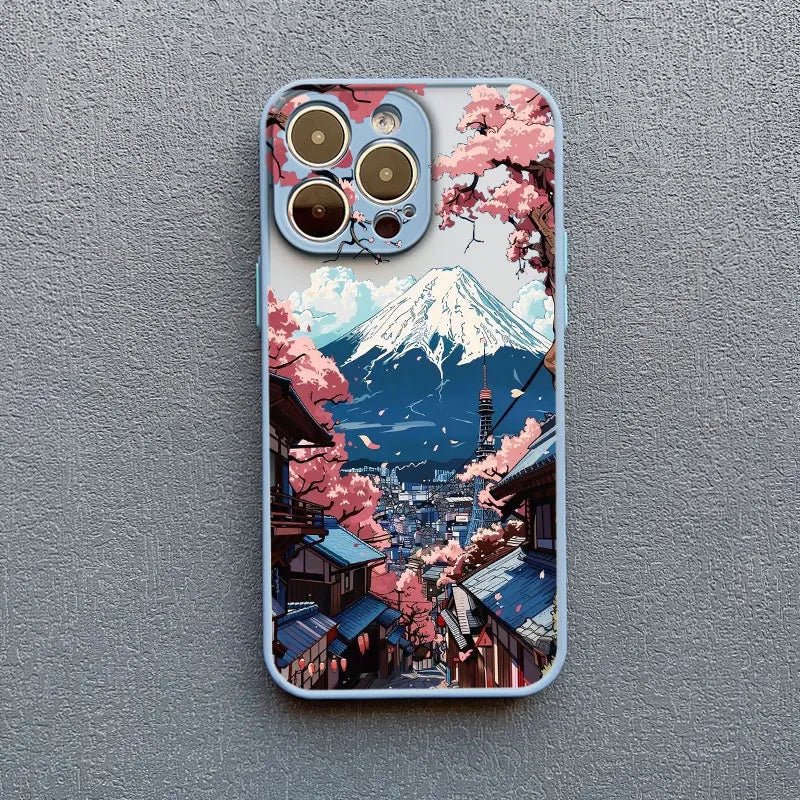 iPhone Mount Fuji Street View Phone Cover