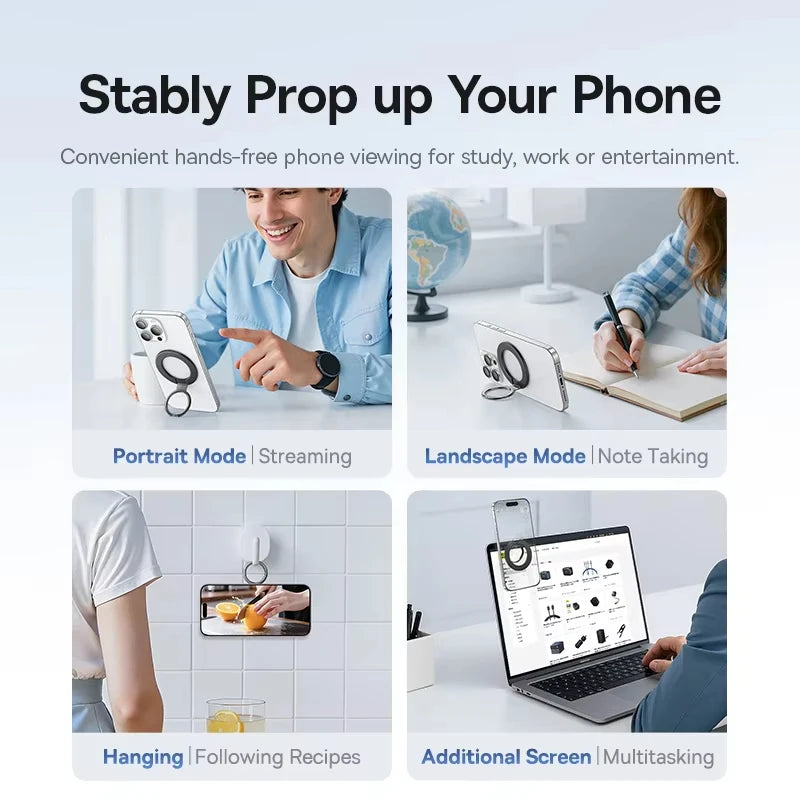 Baseus Ultra Thin Magnetic Ring Stand 360° Rotation 180°