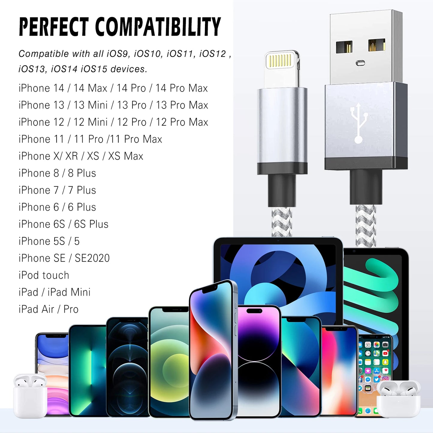 iPhone USB Charger Cable