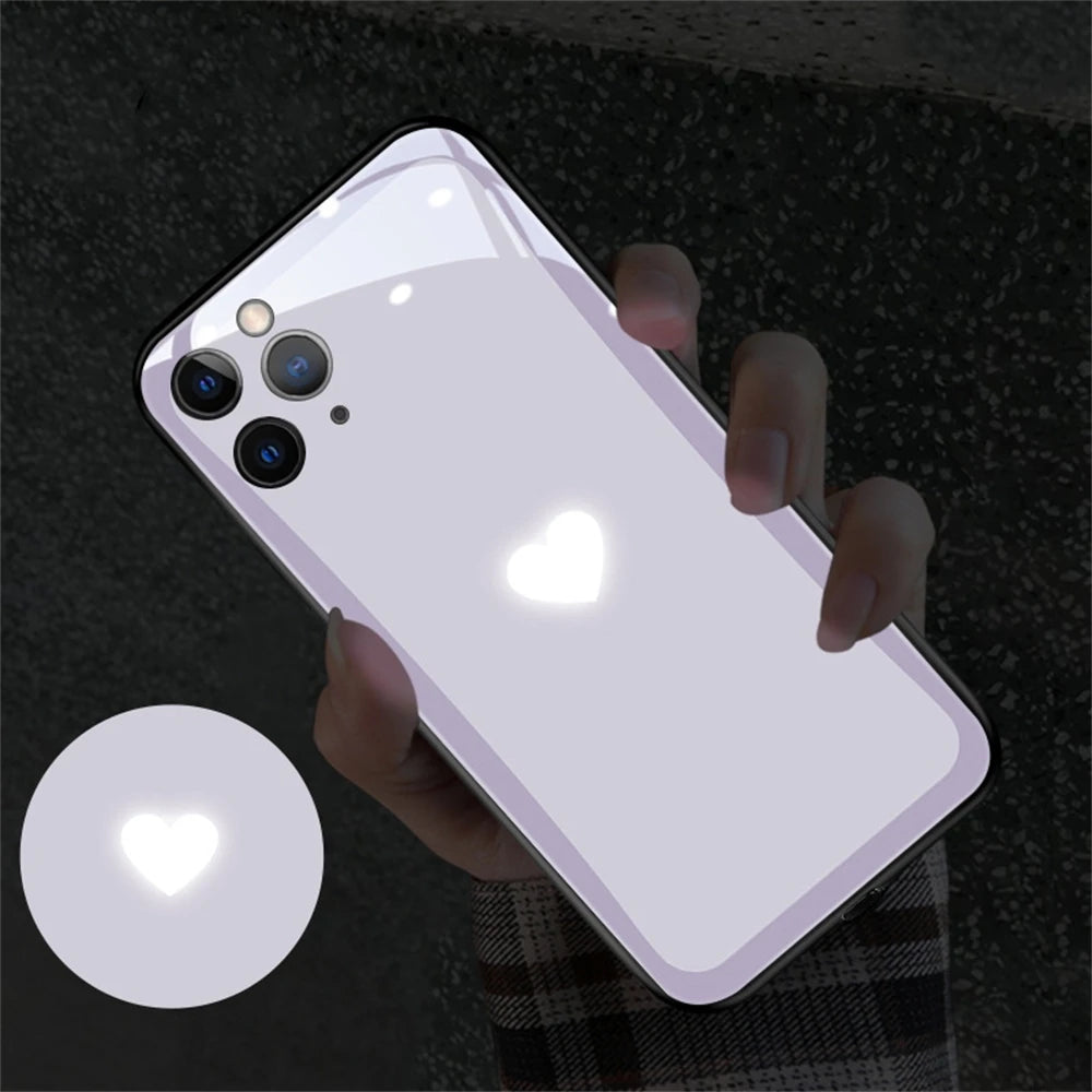 Samsung Cute Love Heart LED Case
