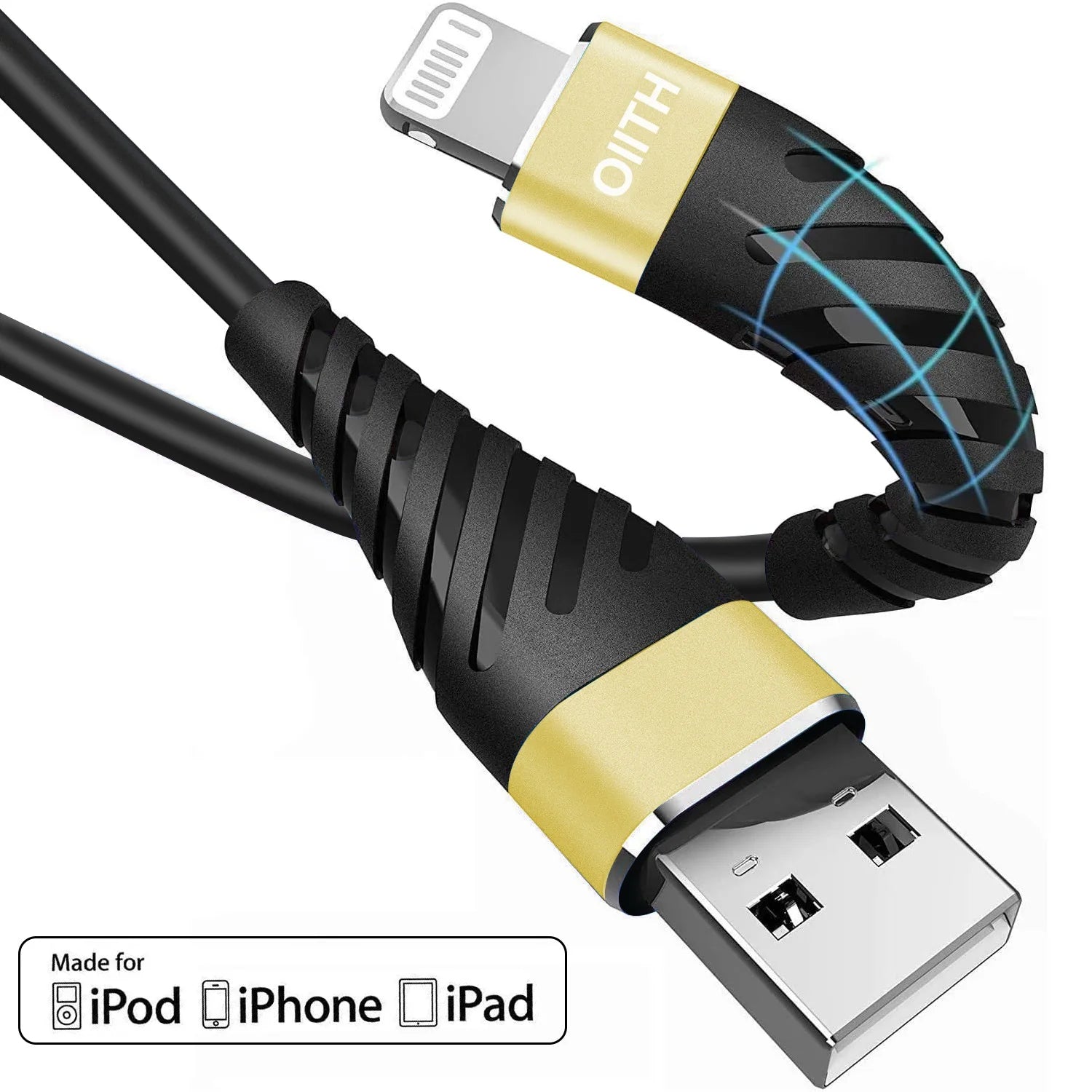 3A Fast Charging USB Cable For iPhone 11 12 13 14 Pro X XS Max 6 7 8 Plus SE iPad Cord Mobile Phone Charger Data Wire 2m 6FT