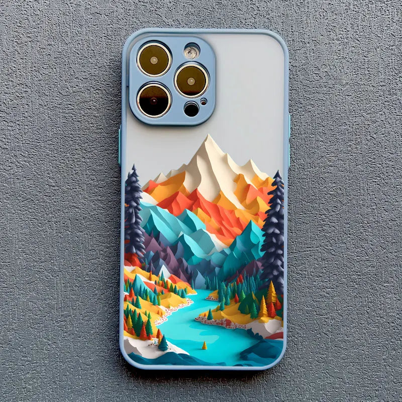 iPhone Mountains Scenery Cover
