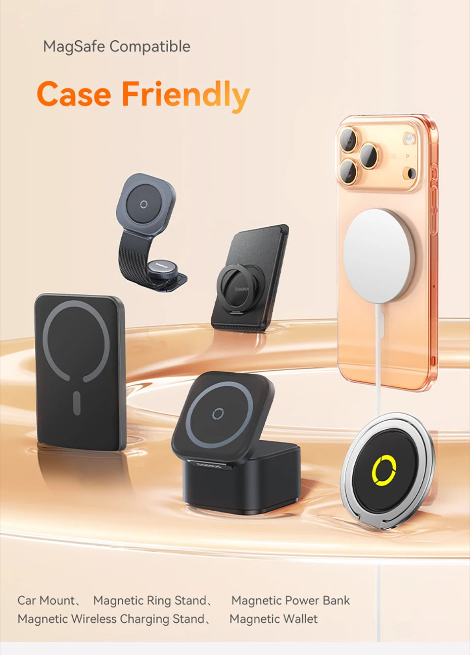 iPhone Magnetic Case Wireless Charging Cover