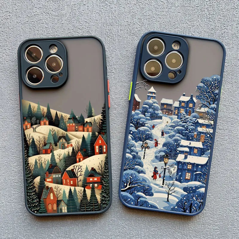 iPhone Winter Ski Village Phone Covers