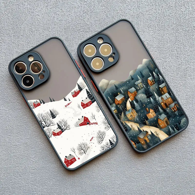 iPhone Winter Ski Village Phone Covers