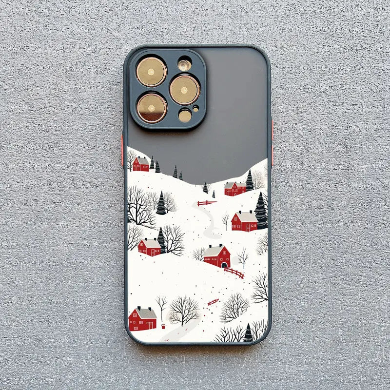 iPhone Winter Ski Village Phone Covers