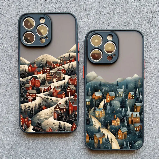 iPhone Winter Ski Village Phone Covers