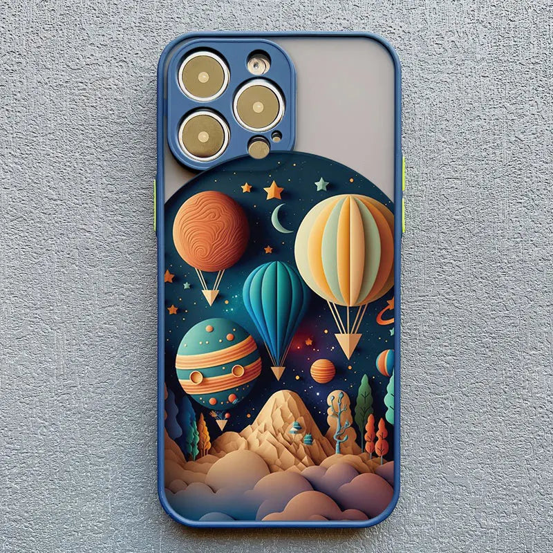 iPhone Creative Mountains Back Cover