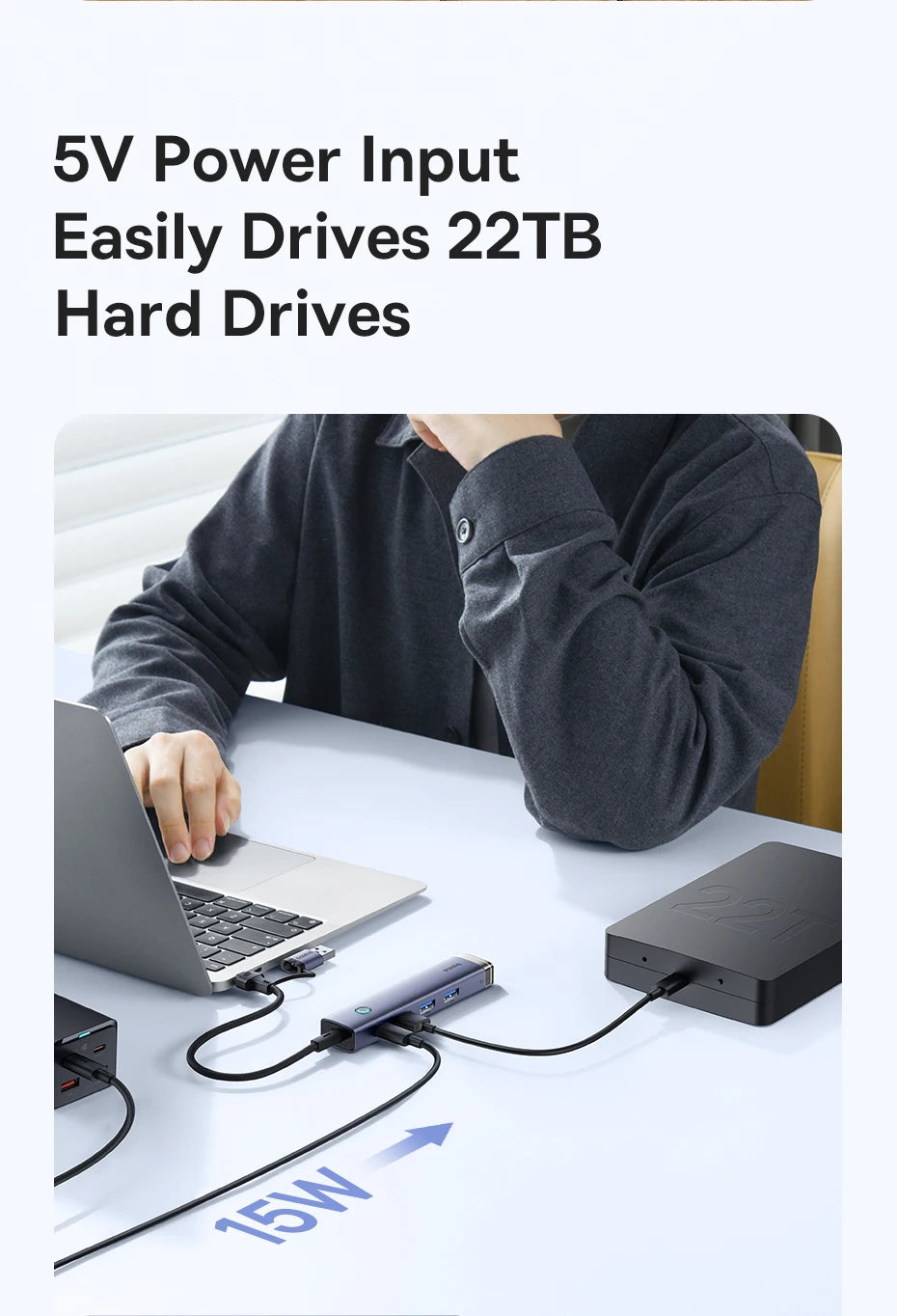 Baseus USB Hub Type-C USB-A Adapter