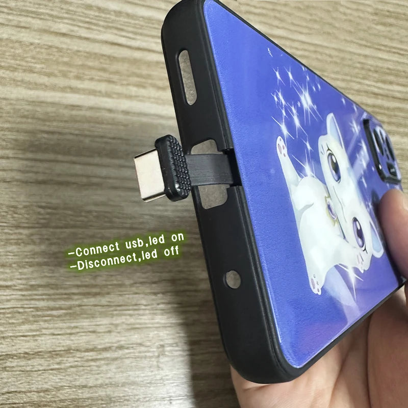 Xiaomi Kitten LED Flash Call Light Phone Case