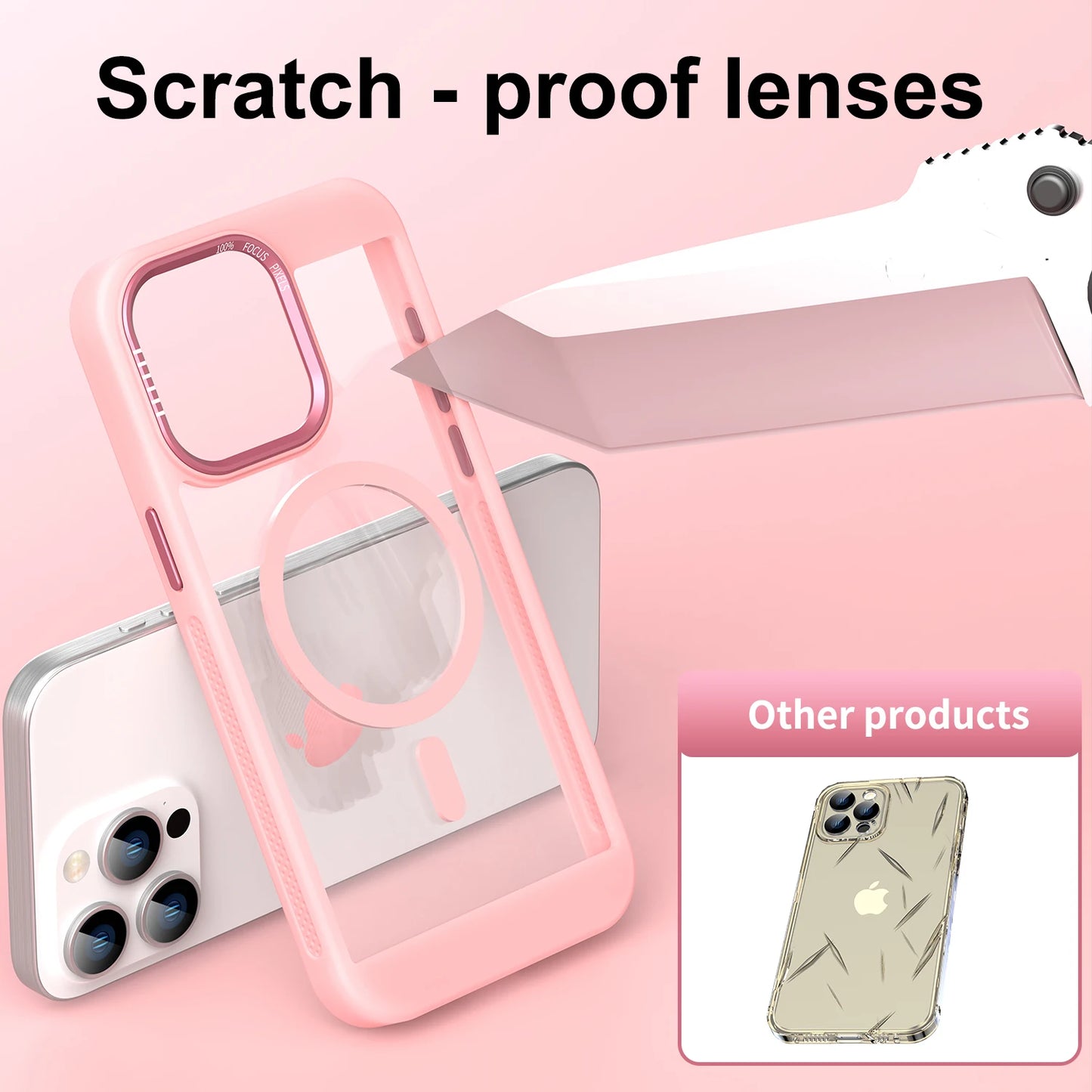 iPhone Magnetic Metal Frame Bumper Protection