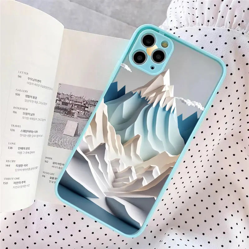 iPhone Creative Mountains 2 Shockproof Cover