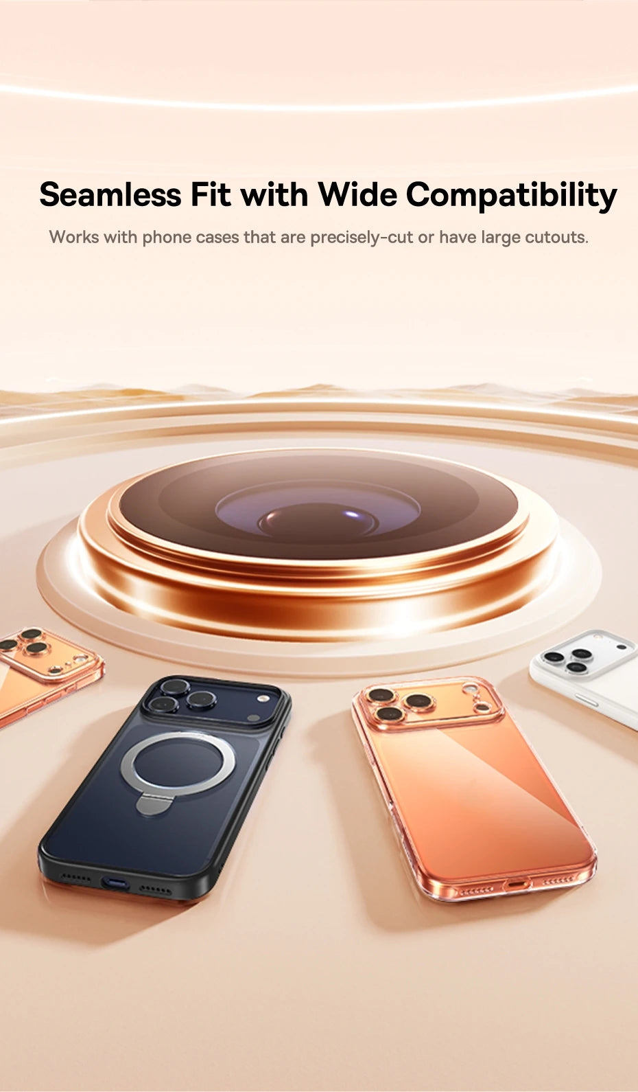 Baseus iPhone 17 Camera Lens Protectors Anti-Reflection Clear Display Corning