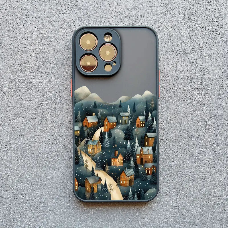 iPhone Winter Ski Village Phone Covers