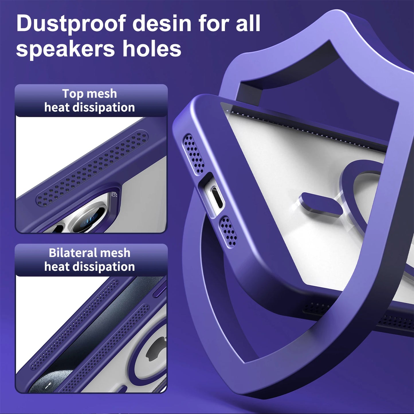 iPhone Magnetic Metal Frame Bumper Protection