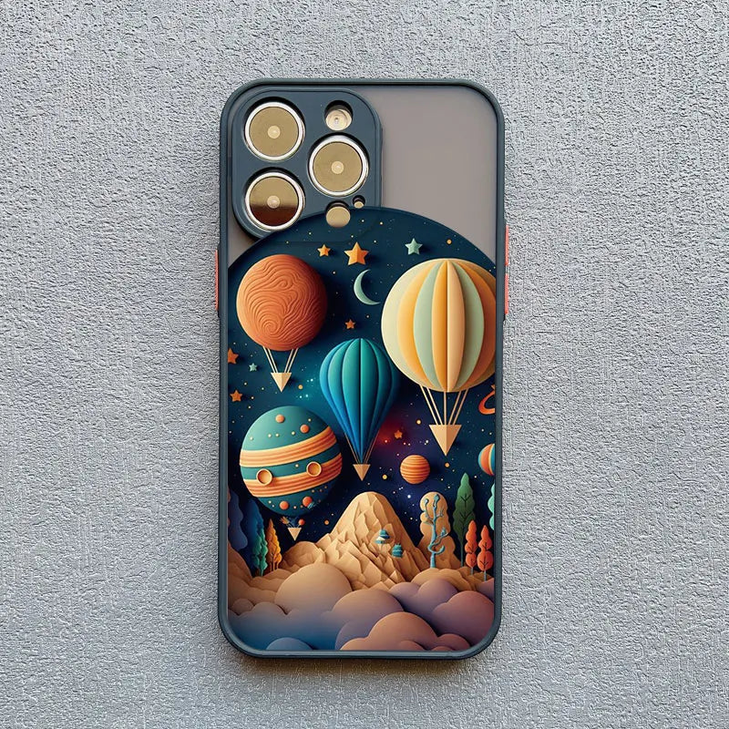 iPhone Creative Mountains Back Cover