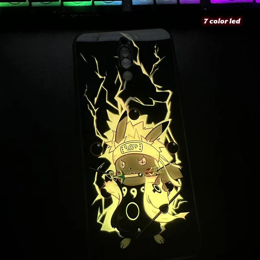 iPhone Anime Gengar LED Flash Phone Case Cover