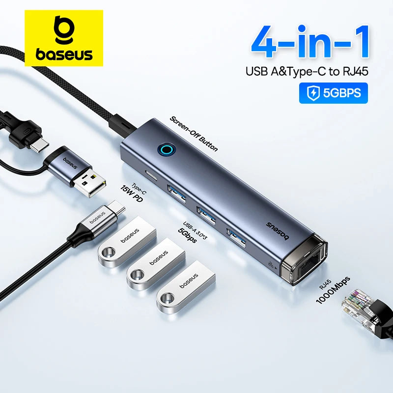Baseus USB Hub Type-C USB-A Adapter