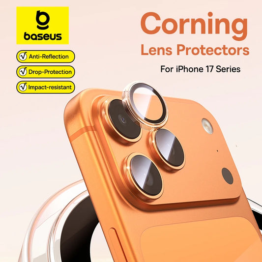 Baseus iPhone 17 Camera Lens Protectors Anti-Reflection Clear Display Corning