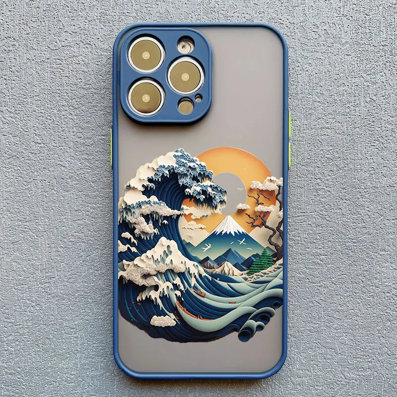 iPhone Creative Mountains Back Cover
