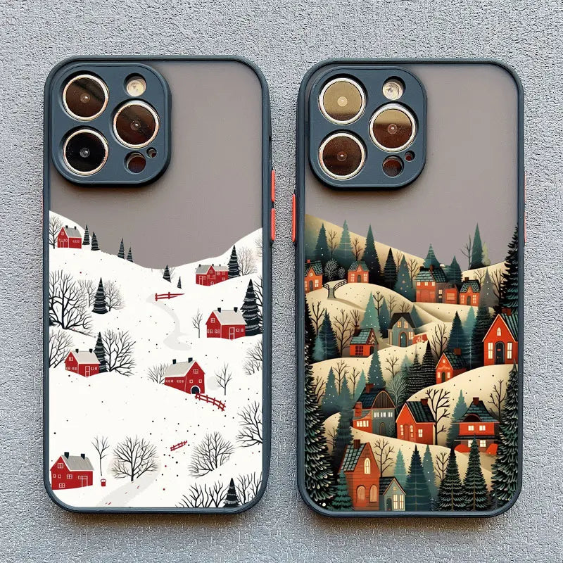 iPhone Winter Ski Village Phone Covers