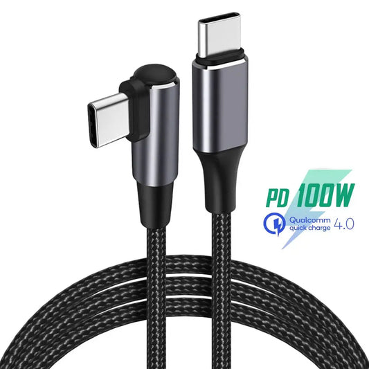 Mobile Phone USB C to USB Type C Cable PD 100W