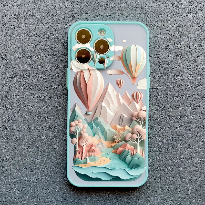 iPhone Creative Mountains Back Cover