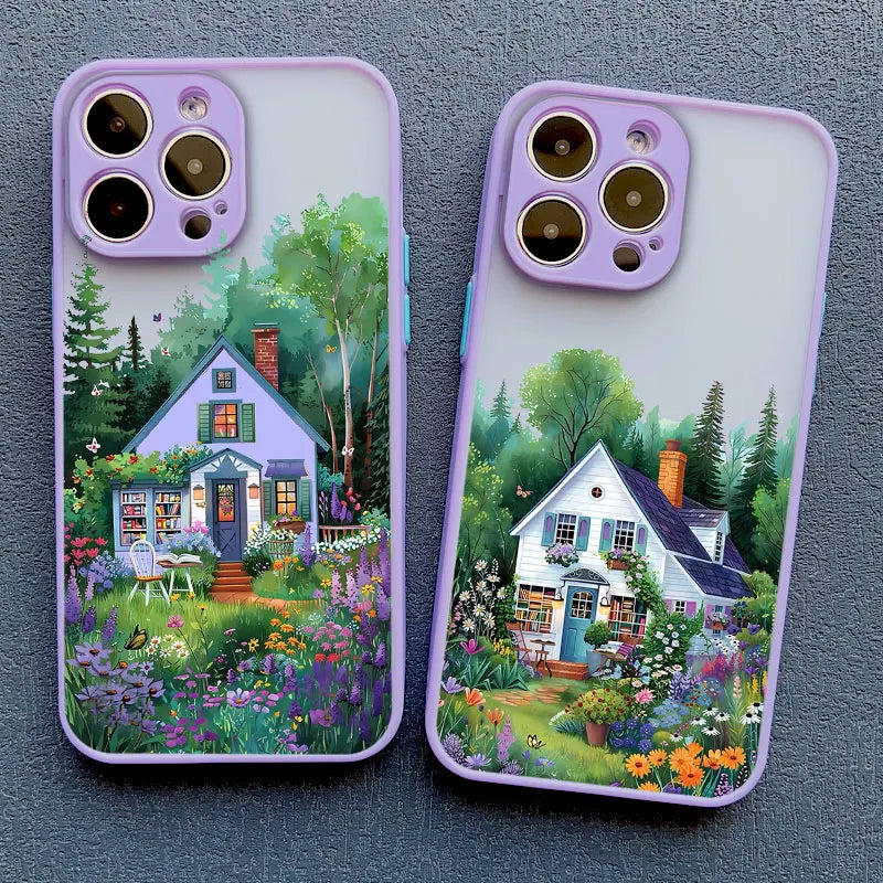 iPhone Forest Tree Bookstore Phone Covers