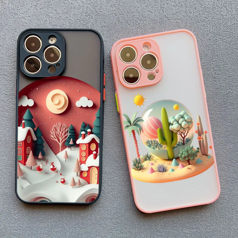 iPhone Mountains Scenery Cover