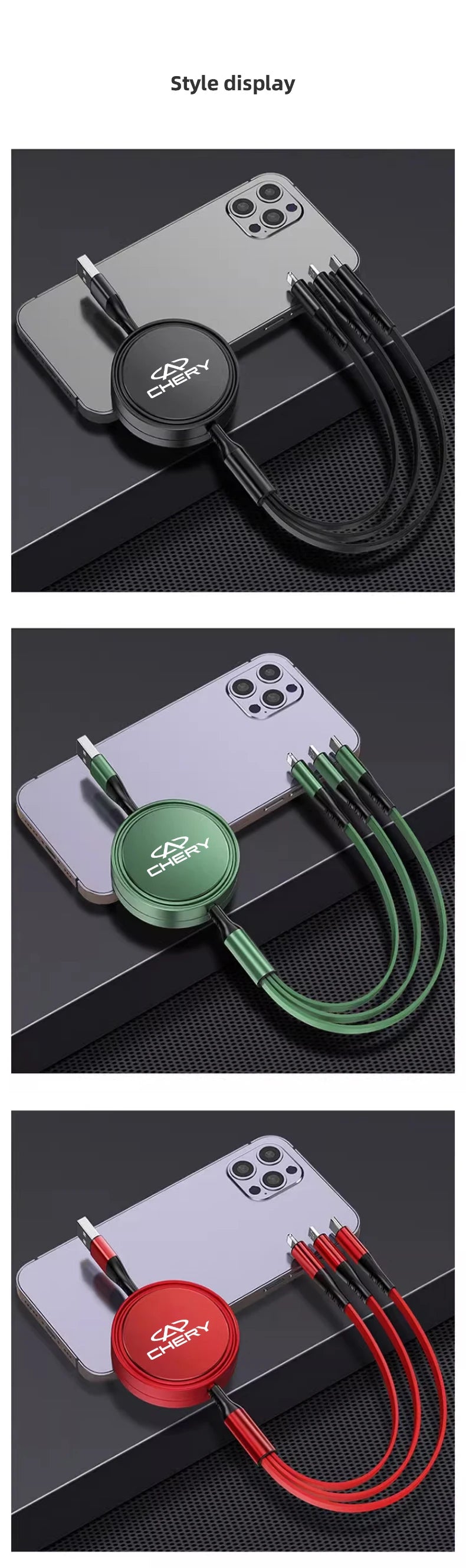 Car fast charging cable