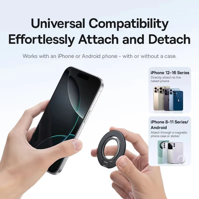 Baseus Ultra Thin Magnetic Ring Stand 360° Rotation 180°