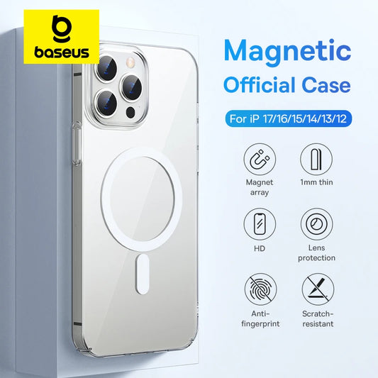 iPhone Magnetic Case Wireless Charging Cover