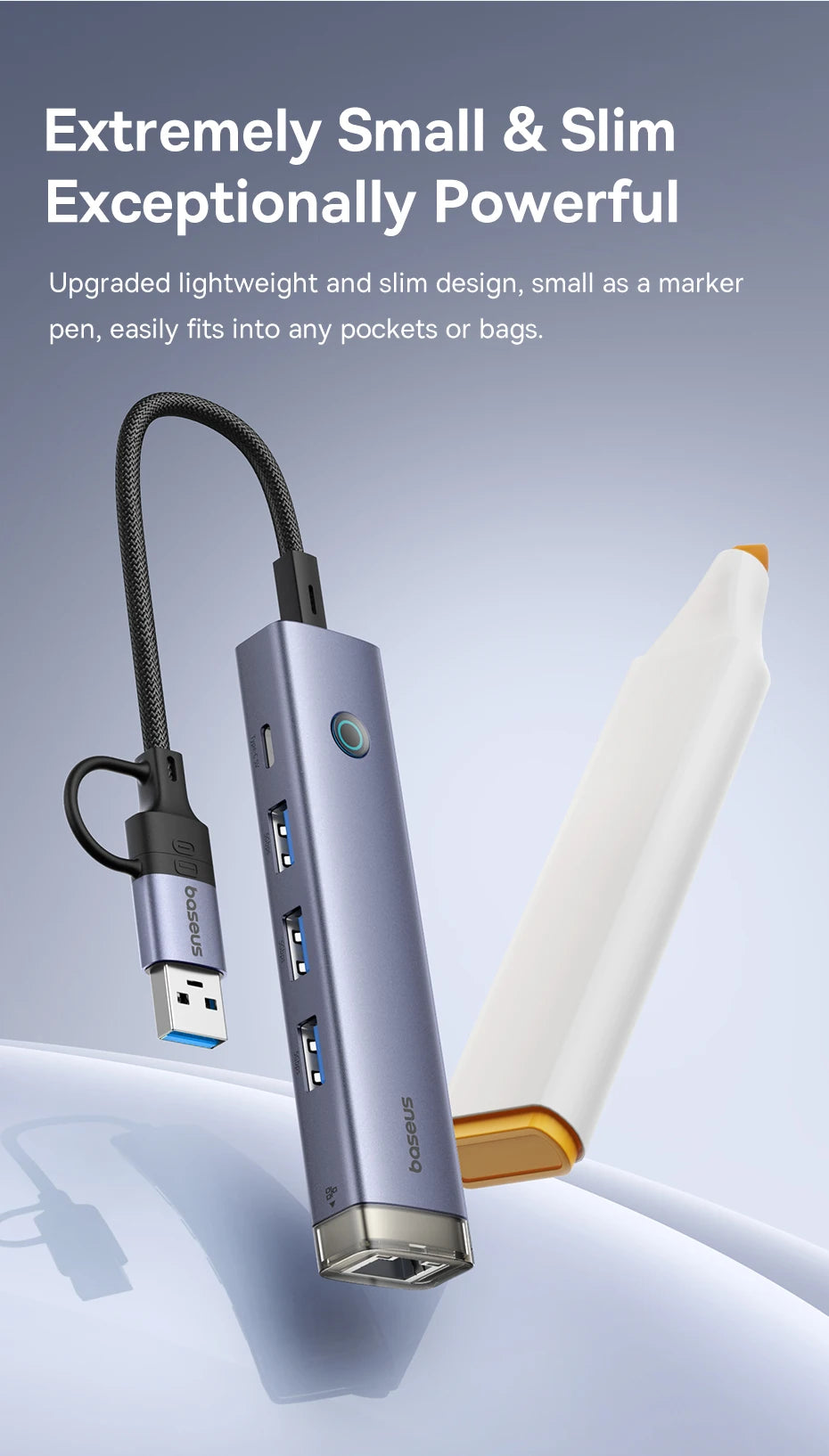 Baseus USB Hub Type-C USB-A Adapter