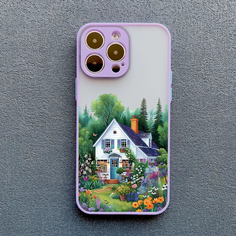 iPhone Forest Tree Bookstore Phone Covers