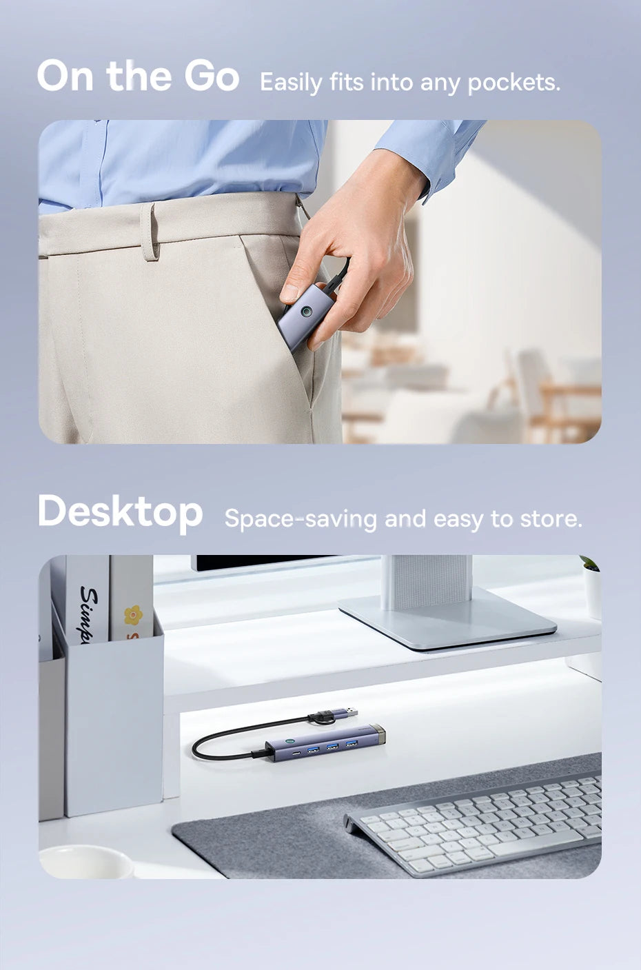 Baseus USB Hub Type-C USB-A Adapter