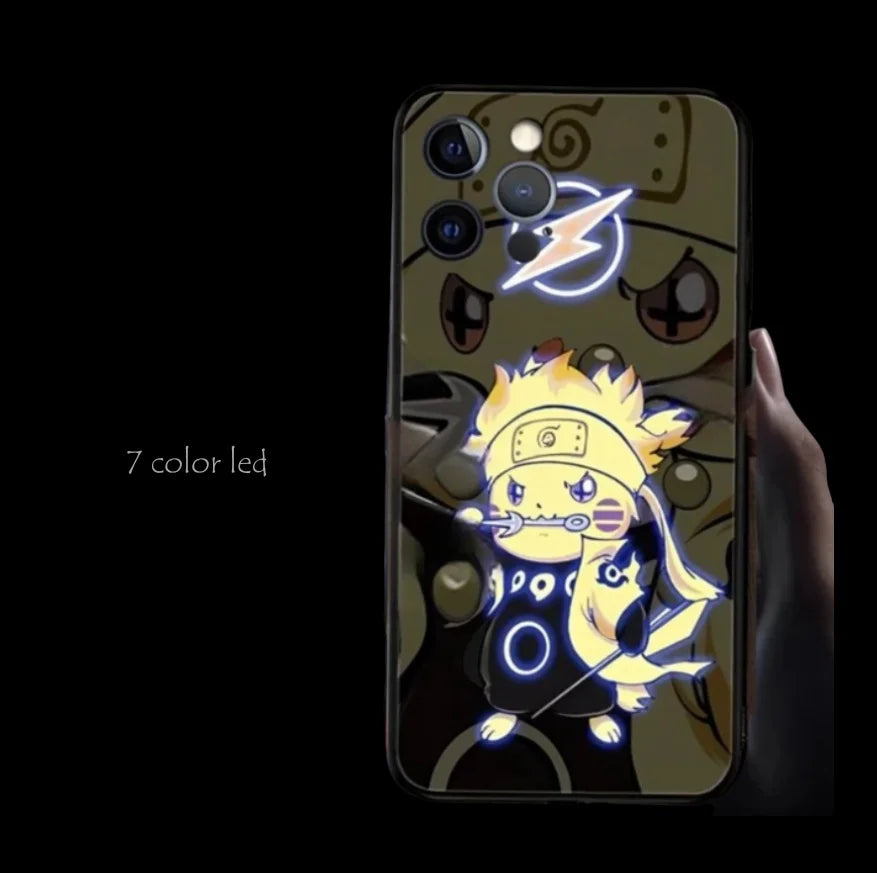 iPhone Anime Gengar LED Flash Phone Case Cover