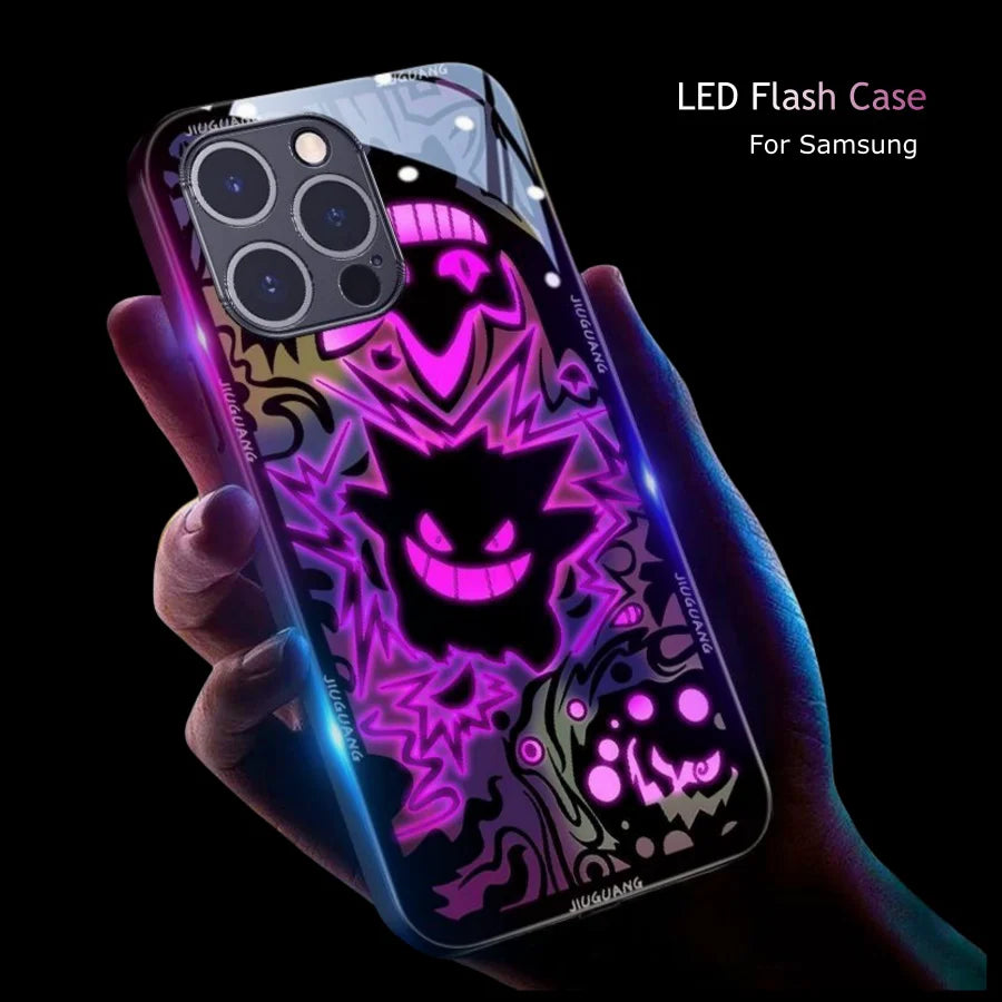 Samsung Anime Gengar LED Flash Phone Case