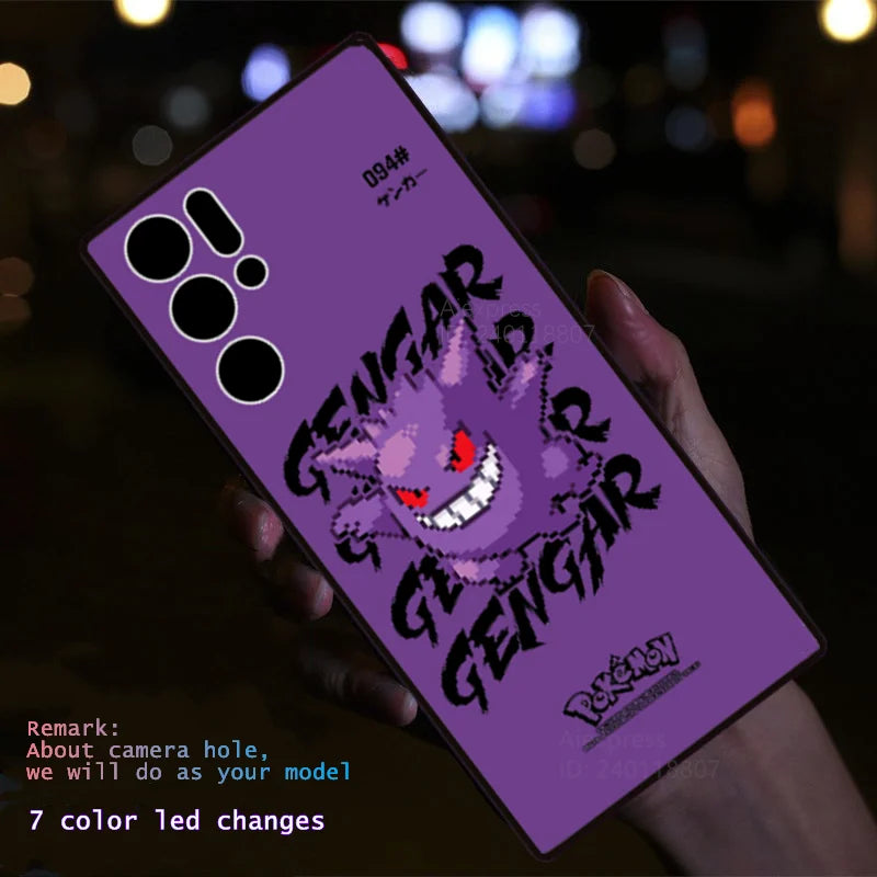 Samsung Anime Gengar LED Flash Phone Case