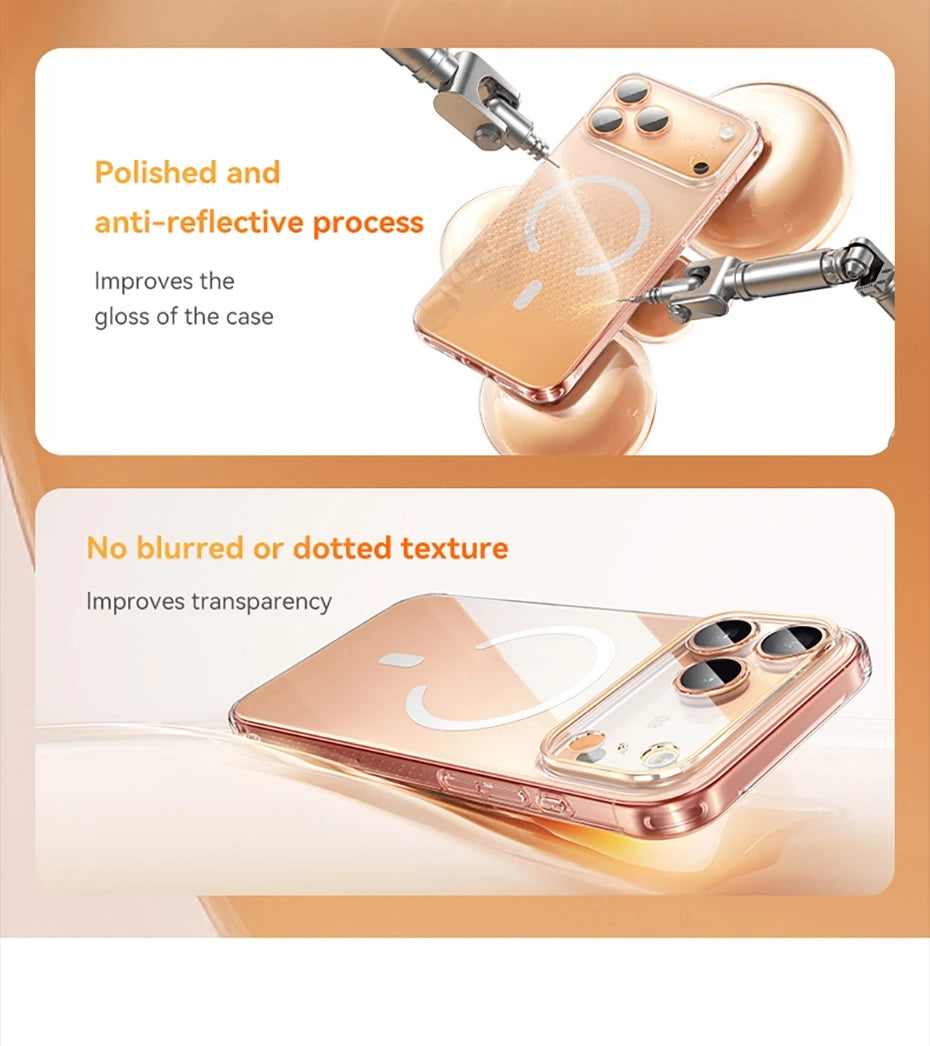 iPhone Magnetic Case Wireless Charging Cover